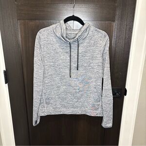 J. Crew Light Gray Cowl Neck Sweater